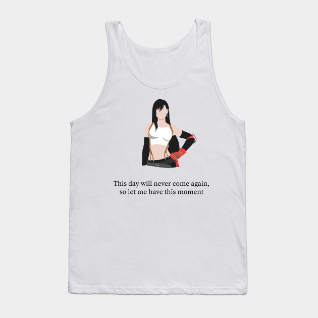 Sweet Tifa Lockhart Quote Tank Top by Kidrock96